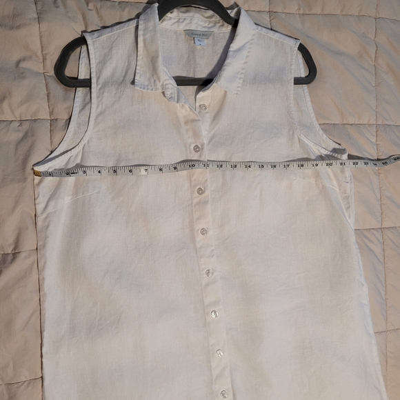 Garnet Hill Linen Shirtdress - Picture 5 of 9